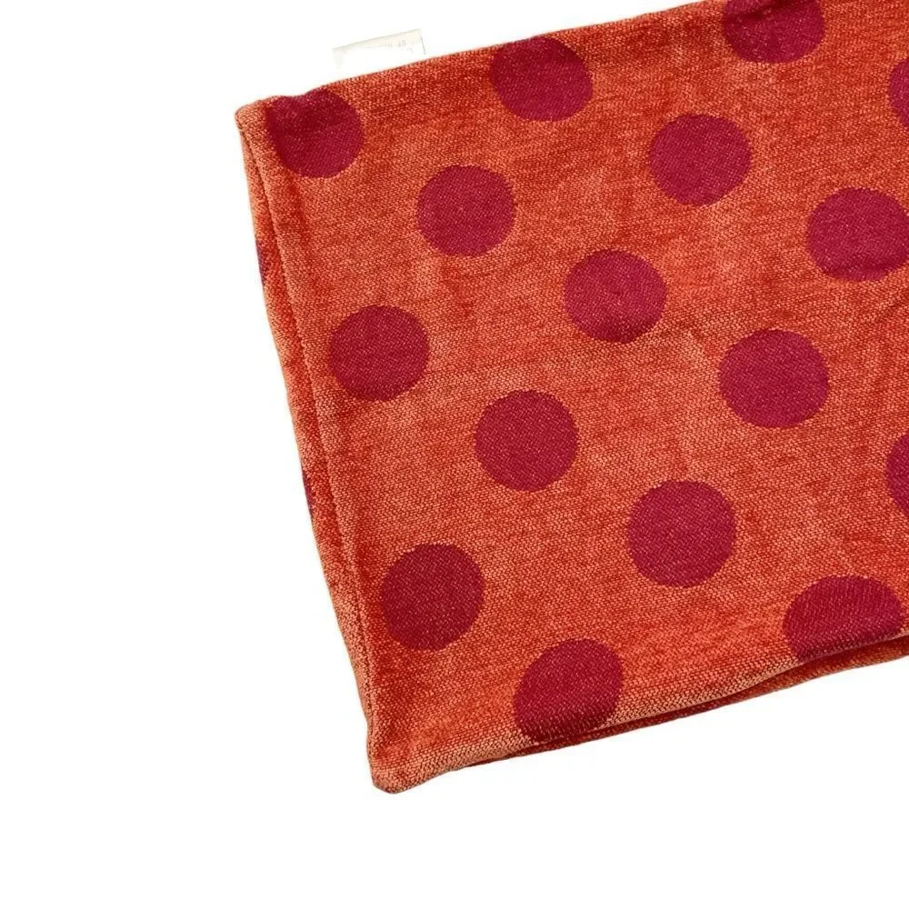 Calzeat of Scotland Throw Pillow Cover in Red and Orange
